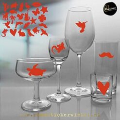 Glasmarkers Mix RSW rood