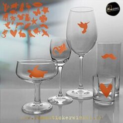 Glasmarkers Mix RSW transparant oranje