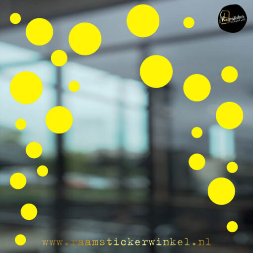 Raamsticker confetti rondjes a5 - Afbeelding 3