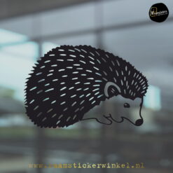 Raamsticker Egel Frenkie zwart RSW