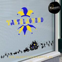 Carnaval vastelaovend joker optocht copyright ®raamstickerwinkel