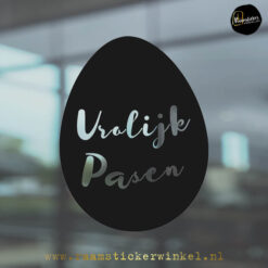 Raamsticker Pasen raamstickers paasei XL pasen zw RSW
