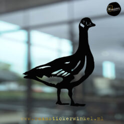 Raamsticker Gans zwart