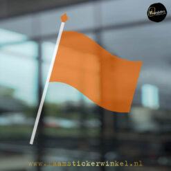 Raamsticker oranje vlag koningsdag WK
