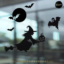 halloween-raamsticker-heks-met-bezem